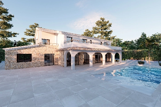 Finca in Benissa(Llenes) zu verkaufen, Woongedeelte 368 m², Bouwjaar 2023, Klimaanlage, Grondstuk 10000 m², 4 Slaapkamers, 4 Badkamers, Pool, ref.: BI-BE.F-164-2