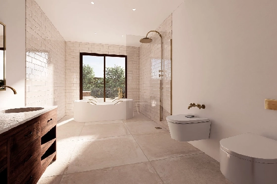 Finca in Benissa(Llenes) zu verkaufen, Woongedeelte 368 m², Bouwjaar 2023, Klimaanlage, Grondstuk 10000 m², 4 Slaapkamers, 4 Badkamers, Pool, ref.: BI-BE.F-164-32