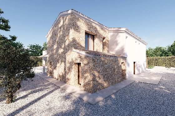 Finca in Benissa(Llenes) zu verkaufen, Woongedeelte 368 m², Bouwjaar 2023, Klimaanlage, Grondstuk 10000 m², 4 Slaapkamers, 4 Badkamers, Pool, ref.: BI-BE.F-164-35