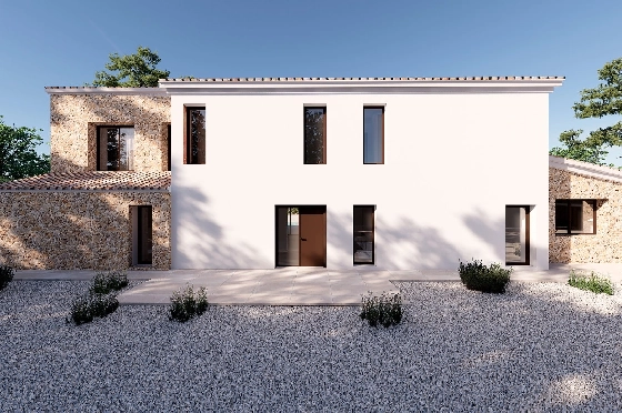 Finca in Benissa(Llenes) zu verkaufen, Woongedeelte 368 m², Bouwjaar 2023, Klimaanlage, Grondstuk 10000 m², 4 Slaapkamers, 4 Badkamers, Pool, ref.: BI-BE.F-164-36