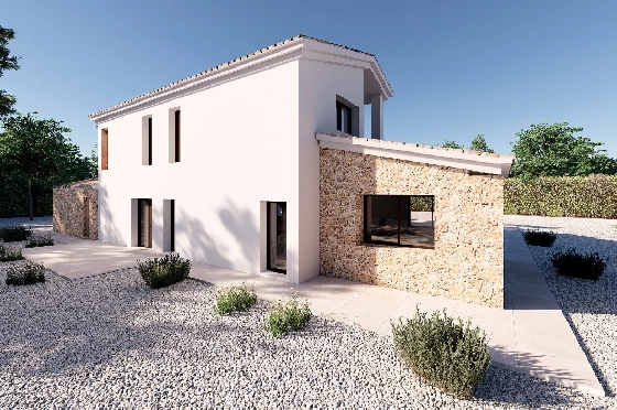 Finca in Benissa(Llenes) zu verkaufen, Woongedeelte 368 m², Bouwjaar 2023, Klimaanlage, Grondstuk 10000 m², 4 Slaapkamers, 4 Badkamers, Pool, ref.: BI-BE.F-164-37