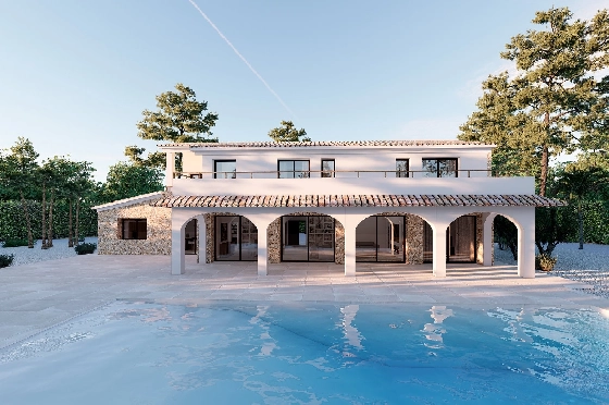 Finca in Benissa(Llenes) zu verkaufen, Woongedeelte 368 m², Bouwjaar 2023, Klimaanlage, Grondstuk 10000 m², 4 Slaapkamers, 4 Badkamers, Pool, ref.: BI-BE.F-164-38