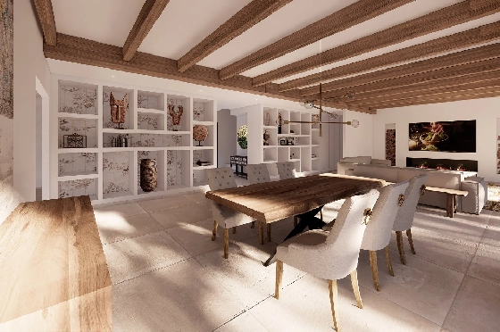 Finca in Benissa(Llenes) zu verkaufen, Woongedeelte 368 m², Bouwjaar 2023, Klimaanlage, Grondstuk 10000 m², 4 Slaapkamers, 4 Badkamers, Pool, ref.: BI-BE.F-164-4