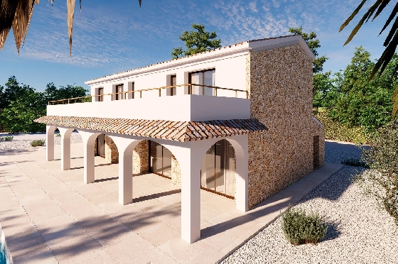 Finca in Benissa(Llenes) zu verkaufen, Woongedeelte 368 m², Bouwjaar 2023, Klimaanlage, Grondstuk 10000 m², 4 Slaapkamers, 4 Badkamers, Pool, ref.: BI-BE.F-164-6