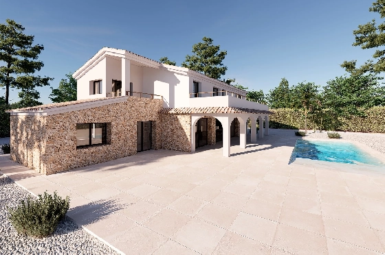 Finca in Benissa(Llenes) zu verkaufen, Woongedeelte 368 m², Bouwjaar 2023, Klimaanlage, Grondstuk 10000 m², 4 Slaapkamers, 4 Badkamers, Pool, ref.: BI-BE.F-164-9