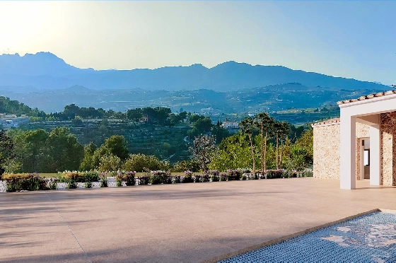 Finca in Benissa(Llenes) zu verkaufen, Woongedeelte 254 m², Bouwjaar 2023, Klimaanlage, Grondstuk 10000 m², 3 Slaapkamers, 3 Badkamers, Pool, ref.: BI-BE.F-165-12