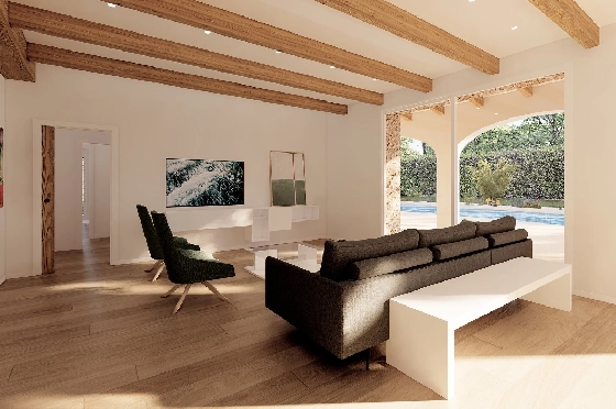 Finca in Benissa(Llenes) zu verkaufen, Woongedeelte 254 m², Bouwjaar 2023, Klimaanlage, Grondstuk 10000 m², 3 Slaapkamers, 3 Badkamers, Pool, ref.: BI-BE.F-165-16