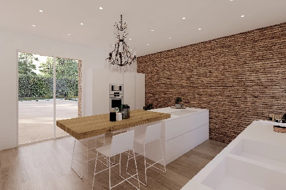 Finca in Benissa(Llenes) zu verkaufen, Woongedeelte 254 m², Bouwjaar 2023, Klimaanlage, Grondstuk 10000 m², 3 Slaapkamers, 3 Badkamers, Pool, ref.: BI-BE.F-165-19