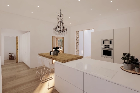 Finca in Benissa(Llenes) zu verkaufen, Woongedeelte 254 m², Bouwjaar 2023, Klimaanlage, Grondstuk 10000 m², 3 Slaapkamers, 3 Badkamers, Pool, ref.: BI-BE.F-165-21