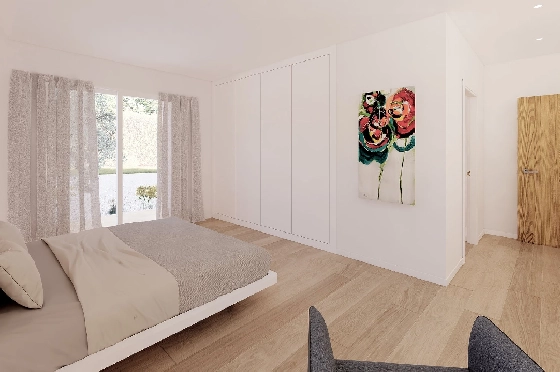 Finca in Benissa(Llenes) zu verkaufen, Woongedeelte 254 m², Bouwjaar 2023, Klimaanlage, Grondstuk 10000 m², 3 Slaapkamers, 3 Badkamers, Pool, ref.: BI-BE.F-165-22