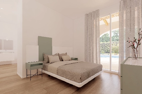 Finca in Benissa(Llenes) zu verkaufen, Woongedeelte 254 m², Bouwjaar 2023, Klimaanlage, Grondstuk 10000 m², 3 Slaapkamers, 3 Badkamers, Pool, ref.: BI-BE.F-165-28