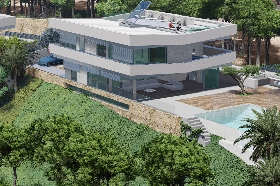 Villa in Javea zu verkaufen, Woongedeelte 492 m², Klimaanlage, 6 Slaapkamers, 6 Badkamers, Pool, ref.: BS-7515924-1