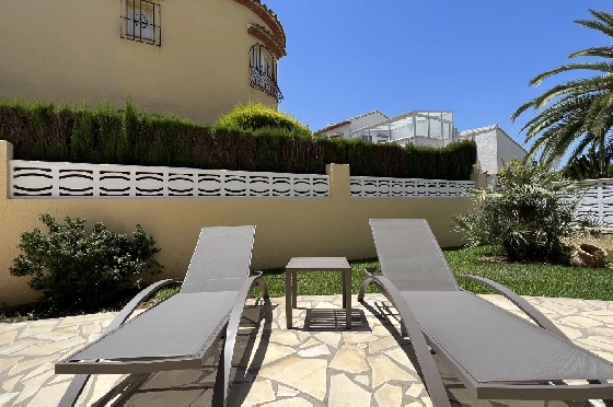Villa in Els Poblets zur Ferienvermietung, Woongedeelte 134 m², Bouwjaar 2001, Zustand gepflegt, + KLIMA, Klimaanlage, Grondstuk 413 m², 2 Slaapkamers, 2 Badkamers, Pool, ref.: T-0523-16