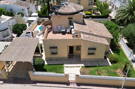 Villa in Els Poblets zur Ferienvermietung, Woongedeelte 134 m², Bouwjaar 2001, Zustand gepflegt, + KLIMA, Klimaanlage, Grondstuk 413 m², 2 Slaapkamers, 2 Badkamers, Pool, ref.: T-0523-21
