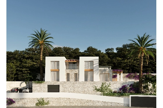 Villa in Benissa(Montemar) zu verkaufen, Woongedeelte 450 m², Bouwjaar 2023, Klimaanlage, Grondstuk 800 m², 3 Slaapkamers, 3 Badkamers, Pool, ref.: BI-BE.H-880-3