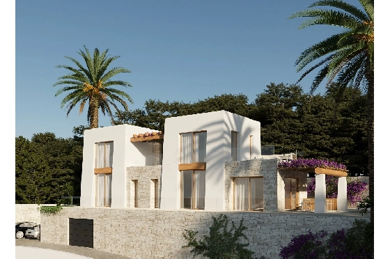 Villa in Benissa(Montemar) zu verkaufen, Woongedeelte 450 m², Bouwjaar 2023, Klimaanlage, Grondstuk 800 m², 3 Slaapkamers, 3 Badkamers, Pool, ref.: BI-BE.H-880-4