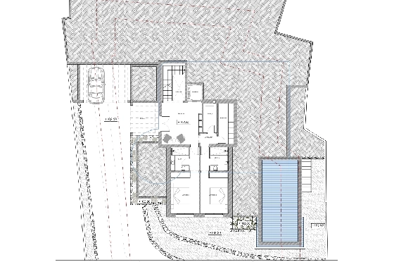Villa in Moraira zu verkaufen, Woongedeelte 425 m², Bouwjaar 2023, Klimaanlage, Grondstuk 1000 m², 4 Slaapkamers, 4 Badkamers, Pool, ref.: BI-MT.H-777-13