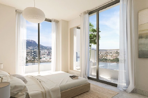 Etagen Apartment in Calpe zu verkaufen, Wohnfläche 102 m², Zustand Erstbezug, Klimaanlage, 2 Schlafzimmer, 2 Badezimmer, Pool, ref.: HA-CAN-130-A02-12