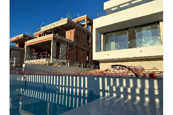 Villa in Oliva zu verkaufen, Woongedeelte 173 m², Bouwjaar 2023, Zustand Erstbezug, + Fussbodenheizung, Klimaanlage, Grondstuk 350 m², 3 Slaapkamers, 4 Badkamers, Pool, ref.: AS-1623-18