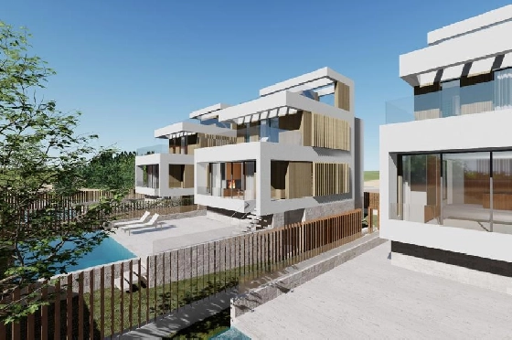 Villa in Oliva zu verkaufen, Woongedeelte 173 m², Bouwjaar 2023, Zustand Erstbezug, + Fussbodenheizung, Klimaanlage, Grondstuk 350 m², 3 Slaapkamers, 4 Badkamers, Pool, ref.: AS-1623-24