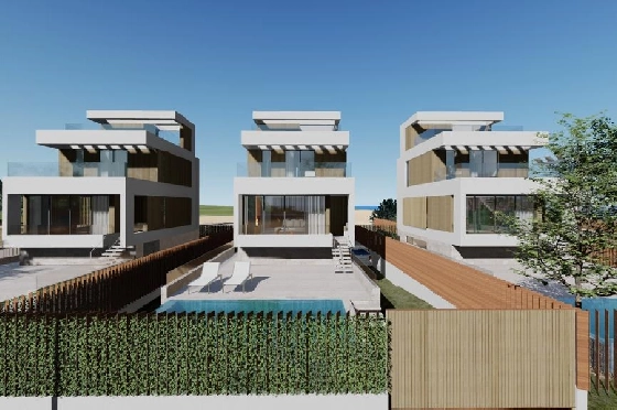 Villa in Oliva zu verkaufen, Woongedeelte 173 m², Bouwjaar 2023, Zustand Erstbezug, + Fussbodenheizung, Klimaanlage, Grondstuk 350 m², 3 Slaapkamers, 4 Badkamers, Pool, ref.: AS-1623-25