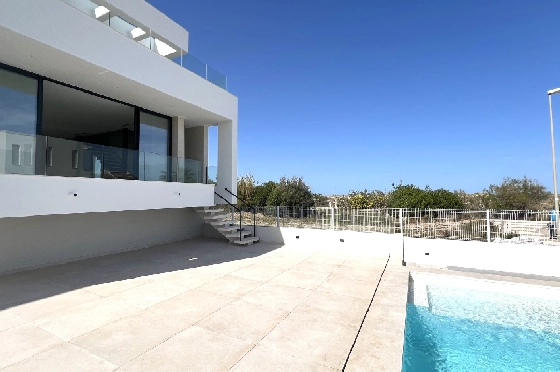 Villa in Oliva zu verkaufen, Woongedeelte 173 m², Bouwjaar 2023, Zustand Erstbezug, + Fussbodenheizung, Klimaanlage, Grondstuk 350 m², 3 Slaapkamers, 4 Badkamers, Pool, ref.: AS-1623-3