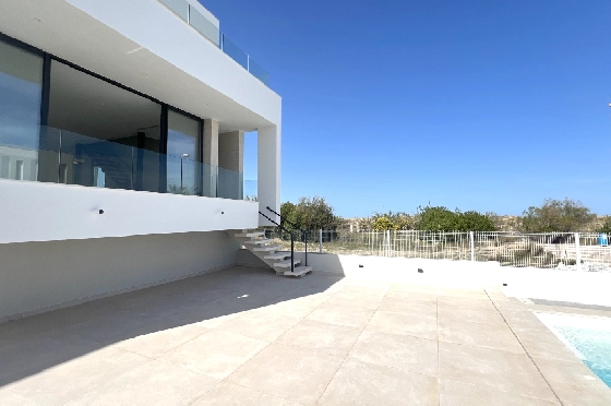 Villa in Oliva zu verkaufen, Woongedeelte 173 m², Bouwjaar 2023, Zustand Erstbezug, + Fussbodenheizung, Klimaanlage, Grondstuk 350 m², 3 Slaapkamers, 4 Badkamers, Pool, ref.: AS-1623-30