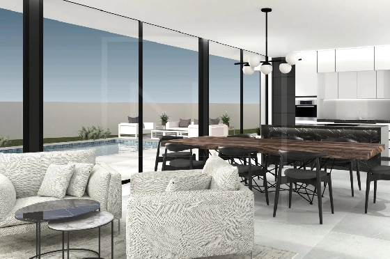 Villa in Moraira zu verkaufen, Woongedeelte 280 m², + Zentralheizung, Klimaanlage, Grondstuk 817 m², 3 Slaapkamers, 3 Badkamers, Pool, ref.: NL-NLD1391-3