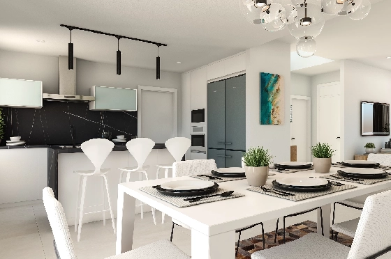 Villa in Denia zu verkaufen, Woongedeelte 155 m², Bouwjaar 2024, Klimaanlage, Grondstuk 220 m², 3 Slaapkamers, 3 Badkamers, Pool, ref.: NL-NLDNB1425-3