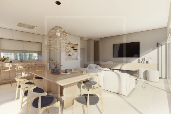 Villa in Benissa costa(Baladrar) zu verkaufen, Woongedeelte 138 m², Bouwjaar 2023, + Fussbodenheizung, Klimaanlage, Grondstuk 625 m², 3 Slaapkamers, 3 Badkamers, Pool, ref.: NL-NLD1444-4