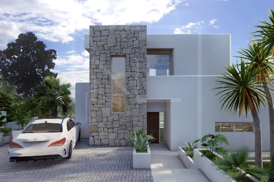 Villa in Benissa costa(Baladrar) zu verkaufen, Woongedeelte 138 m², Bouwjaar 2023, + Fussbodenheizung, Klimaanlage, Grondstuk 625 m², 3 Slaapkamers, 3 Badkamers, Pool, ref.: NL-NLD1444-5