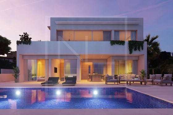 Villa in Benissa costa(Baladrar) zu verkaufen, Woongedeelte 142 m², Bouwjaar 2023, + Fussbodenheizung, Klimaanlage, Grondstuk 729 m², 4 Slaapkamers, 3 Badkamers, Pool, ref.: NL-NLD1445-1