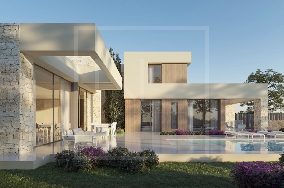 Villa in Javea zu verkaufen, Woongedeelte 208 m², + Fussbodenheizung, Klimaanlage, 3 Slaapkamers, 4 Badkamers, Pool, ref.: NL-NLD1447-1