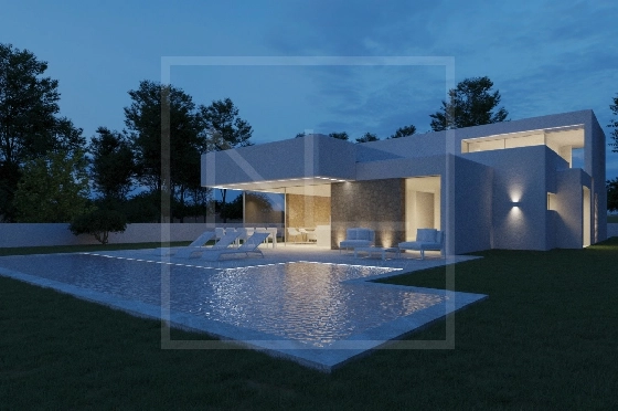Villa in Moraira zu verkaufen, Woongedeelte 268 m², Bouwjaar 2023, + Zentralheizung, Klimaanlage, Grondstuk 891 m², 4 Slaapkamers, 4 Badkamers, Pool, ref.: NL-NLD1448-17