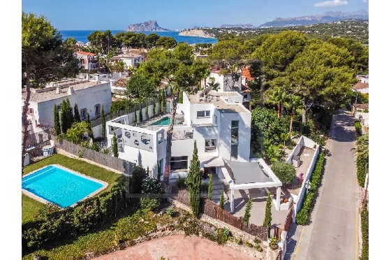 Villa in Moraira(Pla del Mar) zu verkaufen, Woongedeelte 283 m², Bouwjaar 1975, Klimaanlage, Grondstuk 840 m², 4 Slaapkamers, 4 Badkamers, Pool, ref.: NL-NLD1475-2
