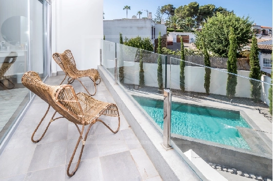 Villa in Moraira(Pla del Mar) zu verkaufen, Woongedeelte 283 m², Bouwjaar 1975, Klimaanlage, Grondstuk 840 m², 4 Slaapkamers, 4 Badkamers, Pool, ref.: NL-NLD1475-27