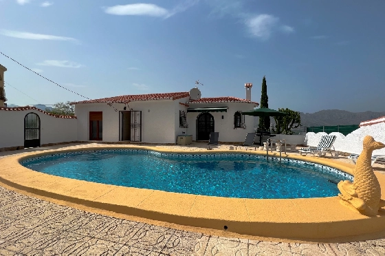 Villa in Benidoleig zur Ferienvermietung, Woongedeelte 180 m², Bouwjaar 1989, + KLIMA, Klimaanlage, Grondstuk 653 m², 3 Slaapkamers, 2 Badkamers, Pool, ref.: T-0923-2