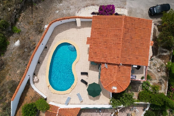 Villa in Benidoleig zur Ferienvermietung, Woongedeelte 180 m², Bouwjaar 1989, + KLIMA, Klimaanlage, Grondstuk 653 m², 3 Slaapkamers, 2 Badkamers, Pool, ref.: T-0923-24