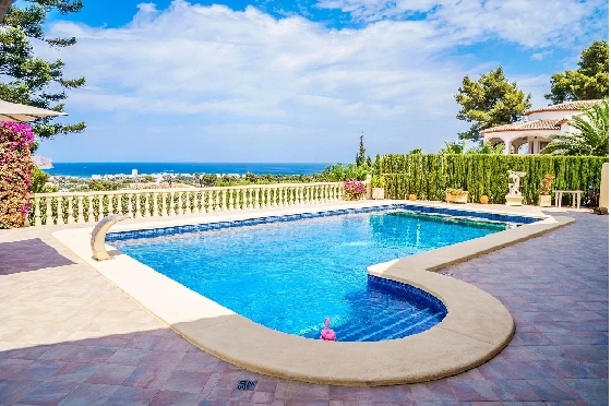 Villa in Javea zu verkaufen, Woongedeelte 600 m², Klimaanlage, Grondstuk 2407 m², 5 Slaapkamers, 5 Badkamers, Pool, ref.: BS-8172071-12
