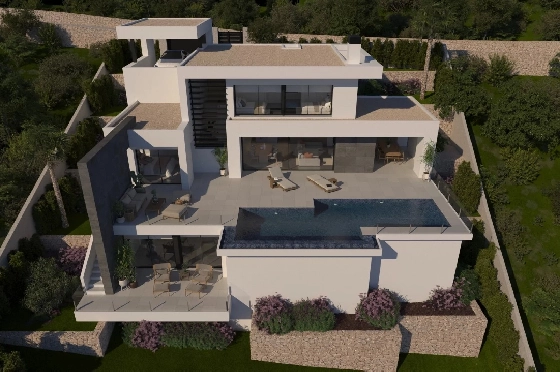 Villa in Cumbre del Sol zu verkaufen, Woongedeelte 337 m², Grondstuk 824 m², 3 Slaapkamers, 4 Badkamers, Pool, ref.: BS-82447844-1