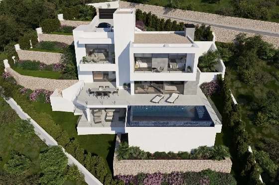 Villa in Cumbre del Sol zu verkaufen, Woongedeelte 320 m², Grondstuk 805 m², 3 Slaapkamers, 3 Badkamers, Pool, ref.: BS-82447847-1