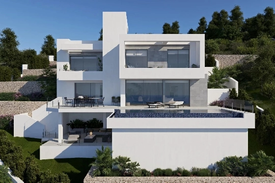 Villa in Cumbre del Sol zu verkaufen, Woongedeelte 320 m², Grondstuk 805 m², 3 Slaapkamers, 3 Badkamers, Pool, ref.: BS-82447847-5