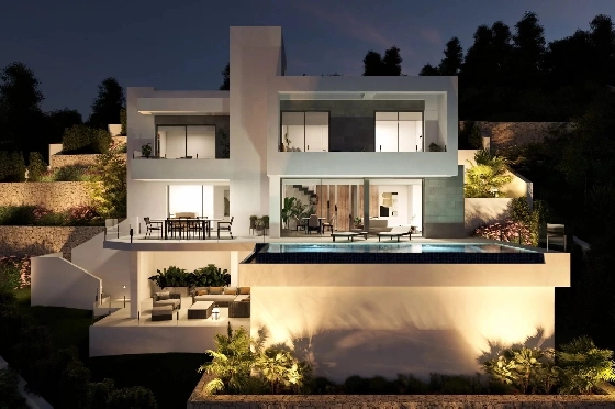 Villa in Cumbre del Sol zu verkaufen, Woongedeelte 320 m², Grondstuk 805 m², 3 Slaapkamers, 3 Badkamers, Pool, ref.: BS-82447847-6