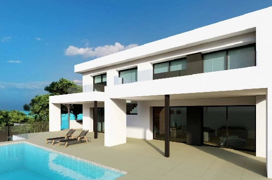 Villa in Cumbre del Sol zu verkaufen, Woongedeelte 454 m², Grondstuk 847 m², 3 Slaapkamers, 5 Badkamers, Pool, ref.: BS-82447866-2