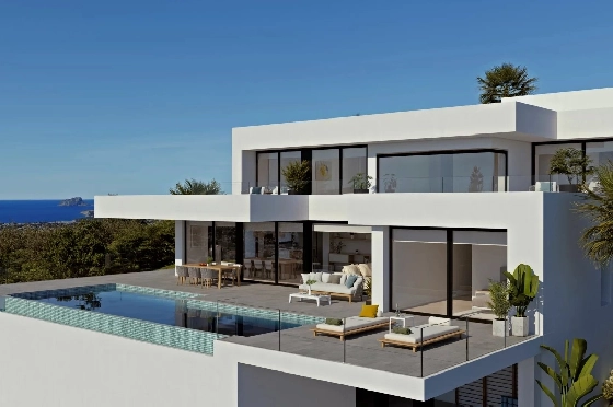 Villa in Cumbre del Sol zu verkaufen, Woongedeelte 650 m², Grondstuk 1087 m², 4 Slaapkamers, 5 Badkamers, Pool, ref.: BS-82447867-2