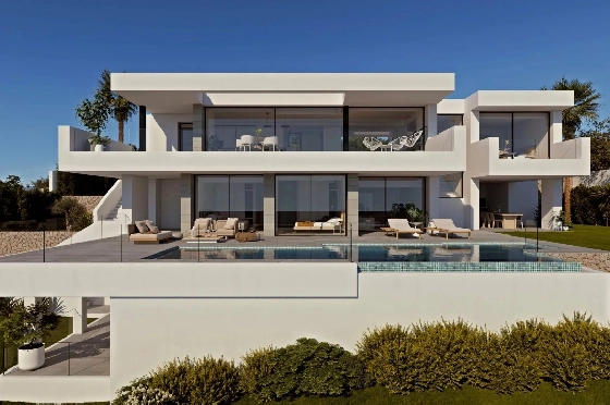 Villa in Cumbre del Sol zu verkaufen, Woongedeelte 597 m², Grondstuk 1158 m², 3 Slaapkamers, 5 Badkamers, Pool, ref.: BS-82447870-1