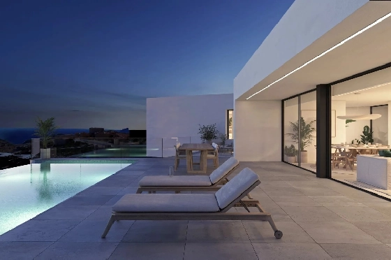 Villa in Cumbre del Sol zu verkaufen, Woongedeelte 418 m², Grondstuk 1000 m², 3 Slaapkamers, 4 Badkamers, Pool, ref.: BS-82599103-6