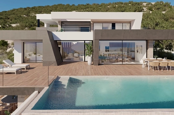 Villa in Cumbre del Sol zu verkaufen, Woongedeelte 547 m², Grondstuk 861 m², 3 Slaapkamers, 4 Badkamers, Pool, ref.: BS-82600904-7