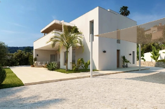 Villa in Moraira zu verkaufen, Woongedeelte 260 m², Klimaanlage, 4 Slaapkamers, 3 Badkamers, Pool, ref.: BS-83199638-1