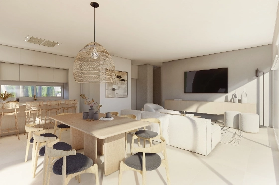 Villa in Benissa(Baladrar) zu verkaufen, Woongedeelte 138 m², Bouwjaar 2023, Klimaanlage, Grondstuk 625 m², 3 Slaapkamers, 3 Badkamers, Pool, ref.: BI-BE.H-884-5
